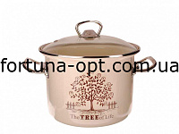 Кастрюля эмалированная 5,5 л 83117 Tree ✅ базовая цена 548.14 грн. ✔ Опт ✔ Скидки ✔ Заходите! - Интернет-магазин ✅ Фортуна-опт ✅
