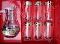 Кувшин + стаканы 7 пр. Греческий узор GE 03-3944/402 ✅ базовая цена 316 грн. ✔ Опт ✔ Скидки ✔ Заходите! - Интернет-магазин ✅ Фортуна-опт ✅