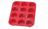 Форма силиконовая для выпечки кексов  Frico FRU 860 12 ячеек ✅ базовая цена $2.17 ✔ Опт ✔ Скидки ✔ Заходите! - Интернет-магазин ✅ Фортуна-опт ✅
