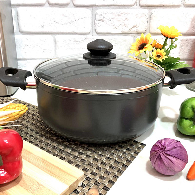 Кастрюля с керамическим покрытием A-Plus - 1733 - 2,0 л ✅ базовая цена $14.86 ✔ Опт ✔ Скидки ✔ Заходите! - Интернет-магазин ✅ Фортуна-опт ✅