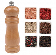 Перцемолка деревянная с металлическим механизмом 22 см - 0009 ✅ базовая цена $2.98 ✔ Опт ✔ Скидки ✔ Заходите! - Интернет-магазин ✅ Фортуна-опт ✅
