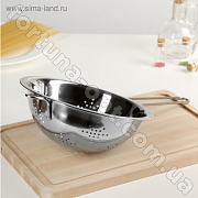 Дуршлаг с ручкой нержавеющий A-Plus - 0847 (20 см) ✅ базовая цена $1.85 ✔ Опт ✔ Скидки ✔ Заходите! - Интернет-магазин ✅ Фортуна-опт ✅
