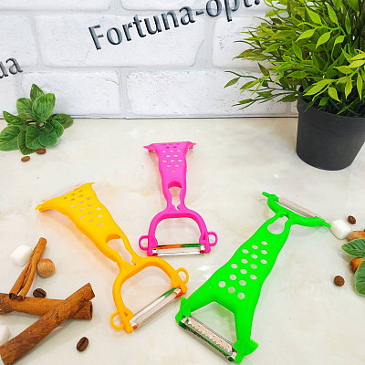 Овощечистка пластиковая двухсторонняя краб  - 1700 ✅ базовая цена 12.93 грн. ✔ Опт ✔ Скидки ✔ Заходите! - Интернет-магазин ✅ Фортуна-опт ✅