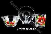 Набор для завтрака 3 пр - 8257 ✅ базовая цена 62.25 грн. ✔ Опт ✔ Скидки ✔ Заходите! - Интернет-магазин ✅ Фортуна-опт ✅