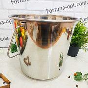 Ведро нержавеющее без крышки 15 л A-Plus - 0383 ✅ базовая цена $8.28 ✔ Опт ✔ Скидки ✔ Заходите! - Интернет-магазин ✅ Фортуна-опт ✅