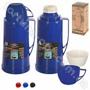 Термос пластиковый со стеклянной колбой Stenson - 408 - 1,8 л ➜ фото ➜ розн цена $5.85 - Интернет-магазин ✅ Fortuna-opt.com.ua. ✅ 