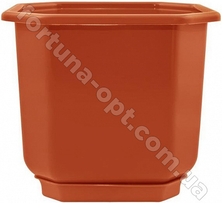 Горшок цветочный Дама 12*12*10 см - 0331 ✅ базовая цена 13.24 грн. ✔ Опт ✔ Скидки ✔ Заходите! - Интернет-магазин ✅ Фортуна-опт ✅