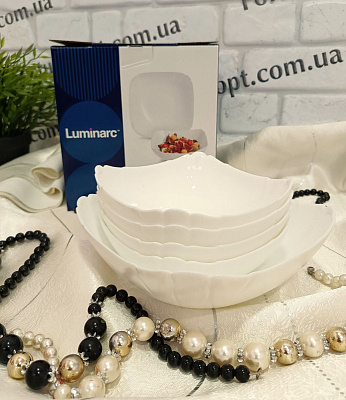 Салатник люминарк LOTUSIA 5шт/наб 3189 ✅ базовая цена 353.72 грн. ✔ Опт ✔ Скидки ✔ Заходите! - Интернет-магазин ✅ Фортуна-опт ✅