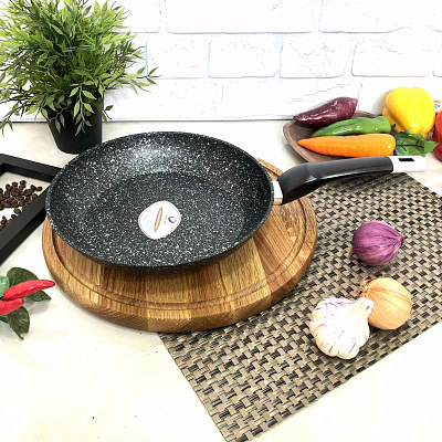 Сковорода с гранитным покрытием A-Plus - 1520 - 22 см ✅ базовая цена $6.78 ✔ Опт ✔ Скидки ✔ Заходите! - Интернет-магазин ✅ Фортуна-опт ✅