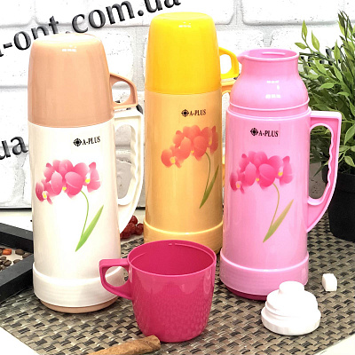 Термос стеклянный A-Plus - 1632 - 750 мл ➜ фото ➜ розн цена $3.47 - Интернет-магазин ✅ Fortuna-opt.com.ua. ✅ 