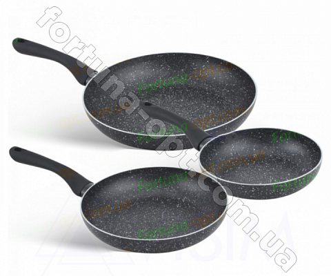 Набор сковородок Edenberg EB - 1731 - 3 шт ✅ базовая цена $27.45 ✔ Опт ✔ Скидки ✔ Заходите! - Интернет-магазин ✅ Фортуна-опт ✅