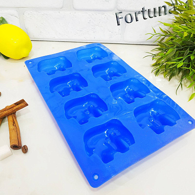 Форма силиконовая для выпечки Слоники 8 штук Empire EM - 7194 ✅ базовая цена $1.68 ✔ Опт ✔ Скидки ✔ Заходите! - Интернет-магазин ✅ Фортуна-опт ✅