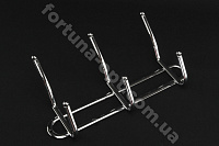 Вешалка нержавеющая 3 крючка 1162 ✅ базовая цена $2.26 ✔ Опт ✔ Скидки ✔ Заходите! - Интернет-магазин ✅ Фортуна-опт ✅