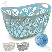 Корзина-плетенка с ручками 34,5*26,5*17,5 см - Stenson - 87981 ✅ базовая цена $3.08 ✔ Опт ✔ Скидки ✔ Заходите! - Интернет-магазин ✅ Фортуна-опт ✅