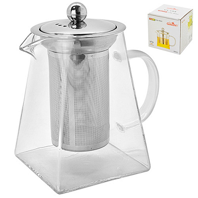 Чайник-заварник стекло 950 мл Stenson - 30160 ✅ базовая цена 306.95 грн. ✔ Опт ✔ Скидки ✔ Заходите! - Интернет-магазин ✅ ;Фортуна-опт ✅