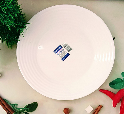 Тарелка люминарк 230 мм HARENA  WHITE 5413 ✅ базовая цена 42.92 грн. ✔ Опт ✔ Скидки ✔ Заходите! - Интернет-магазин ✅ Фортуна-опт ✅