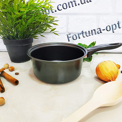 Ковш 16 см с антипригарным покрытием  A-Plus - 0016 Р ✅ базовая цена $1.82 ✔ Опт ✔ Скидки ✔ Заходите! - Интернет-магазин ✅ Фортуна-опт ✅