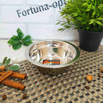 Миска нержавеющая д-22 0602 (Ш2) ✅ базовая цена 60.74 грн. ✔ Опт ✔ Скидки ✔ Заходите! - Интернет-магазин ✅ Фортуна-опт ✅