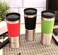 Термокружка с силиконовым держателем Edenberg EB - 633 - 0,48 л ➜ фото ➜ розн цена $6.82 - Интернет-магазин ✅ Fortuna-opt.com.ua. ✅