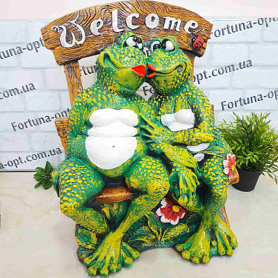  Лягушки на лавочке большие гипс 1314 ✅ базовая цена 666 грн. ✔ Опт ✔ Скидки ✔ Заходите! - Интернет-магазин ✅ Фортуна-опт ✅