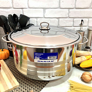 Кастрюля из нержавеющей стали Home Perfect - 2318 - 25 л ✅ базовая цена 1 206 грн. ✔ Опт ✔ Скидки ✔ Заходите! - Интернет-магазин ✅ Фортуна-опт ✅