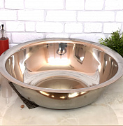 Миска из нержавеющей стали A-Plus - 0740 (40 см) ✅ базовая цена $4.40 ✔ Опт ✔ Скидки ✔ Заходите! - Интернет-магазин ✅ Фортуна-опт ✅