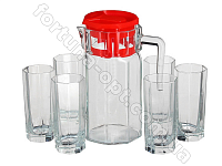 Кувшин с 6 стаканами Pasabahce Кошем 97415 ✅ базовая цена 230.06 грн. ✔ Опт ✔ Скидки ✔ Заходите! - Интернет-магазин ✅ Фортуна-опт ✅