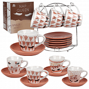 Набор чайный 12 пр Реснички - 3629-08 ✅ базовая цена 324.14 грн. ✔ Опт ✔ Скидки ✔ Заходите! - Интернет-магазин ✅ Фортуна-опт ✅