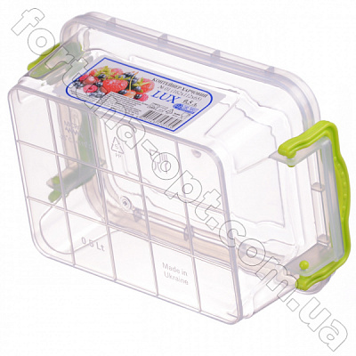 Пищевой контейнер - судочек с ручками 0,3 л - 0300 ✅ базовая цена 5.88 грн. ✔ Опт ✔ Скидки ✔ Заходите! - Интернет-магазин ✅Фортуна-опт ✅