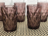 Стакан 350 гр Purple Red 6 шт/наб A-Plus - 9014  ✅ базовая цена $11.30 ✔ Опт ✔ Скидки ✔ Заходите! - Интернет-магазин ✅ Фортуна-опт ✅