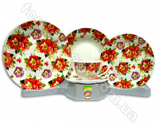 Обеденный сервиз керамический Elina EL - 1070 (30 предметов) ✅ базовая цена 657.10 грн. ✔ Опт ✔ Скидки ✔ Заходите! - Интернет-магазин ✅ Фортуна-опт ✅