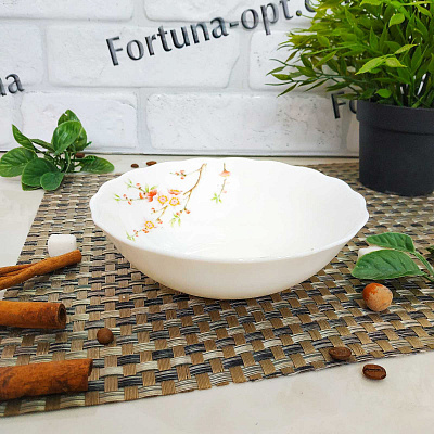 Салатник "6" стеклокерамический Японская вишня SNT - 30059 (61122) ✅ базовая цена 33.37 грн. ✔ Опт ✔ Скидки ✔ Заходите! - Интернет-магазин ✅ Фортуна-опт ✅