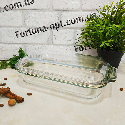 Противень термостекло прямоугольный с крышкой A-Plus - 4010 ✅ базовая цена $6.61 ✔ Опт ✔ Скидки ✔ Заходите! - Интернет-магазин ✅ Фортуна-опт ✅