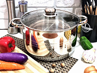 Кастрюля большого размера Edenberg EB-3019 - 10,2 л ✅ базовая цена $22.11 ✔ Опт ✔ Скидки ✔ Заходите! - Интернет-магазин ✅ Фортуна-опт ✅