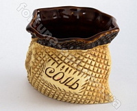 Солонка керамическая Мешочек с крышкой ✅ базовая цена 12 грн. ✔ Опт ✔ Скидки ✔ Заходите! - Интернет-магазин ✅ Фортуна-опт ✅