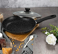 Сковорода глубокая мраморная 28 см Edenberg EB - 3425 ✅ базовая цена $13.84 ✔ Опт ✔ Скидки ✔ Заходите! - Интернет-магазин ✅ Фортуна-опт ✅