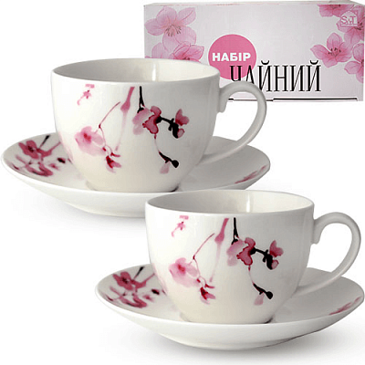 Набор чайный 12 пр 280 мл Идилия 1753-10 ✅ базовая цена 475.54 грн. ✔ Опт ✔ Скидки ✔ Заходите! - Интернет-магазин ✅ Фортуна-опт ✅