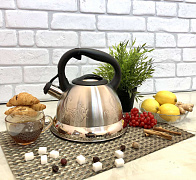 Чайник нержавеющий со свистком 3 л A-Plus - 1235 ✅ базовая цена $11.15 ✔ Опт ✔ Скидки ✔ Заходите! - Интернет-магазин ✅ Фортуна-опт ✅