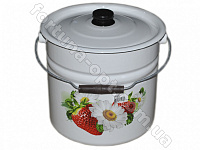 Ведро-кастрюля эмалированная 12 л 1224/2 Виктория ✅ базовая цена 357.21 грн. ✔ Опт ✔ Скидки ✔ Заходите! - Интернет-магазин ✅ Фортуна-опт ✅