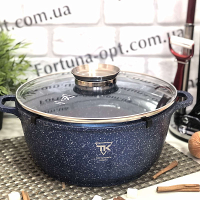 Кастрюля-казан Top Kitchen 5,7л синий (28 см) TК 00053 ✅ базовая цена $22.51 ✔ Опт ✔ Скидки ✔ Заходите! - Интернет-магазин ✅ Фортуна-опт ✅
