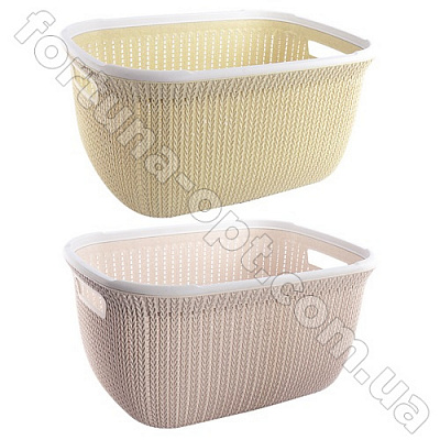 Корзина для белья с ручками 43 х 31 х 21  - 85476 ✅ базовая цена 211.90 грн. ✔ Опт ✔ Скидки ✔ Заходите! - Интернет-магазин ✅ Фортуна-опт ✅