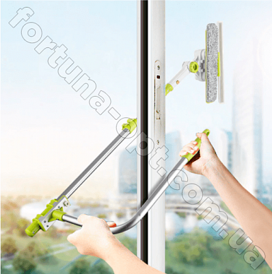 Швабра для окон с телелескопической ручкой TV 000191 ✅ базовая цена $14.88 ✔ Опт ✔ Скидки ✔ Заходите! - Интернет-магазин ✅ Фортуна-опт ✅