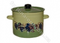 Кастрюля эмалированная 5,5 л 1617/4 Виноградная лоза ✅ базовая цена 251.60 грн. ✔ Опт ✔ Скидки ✔ Заходите! - Интернет-магазин ✅ Фортуна-опт ✅