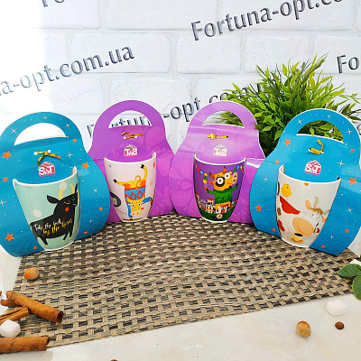 Чашка керамика 350 мл "Happy bull" SNT - 2091-13 ✅ базовая цена 45.52 грн. ✔ Опт ✔ Скидки ✔ Заходите! - Интернет-магазин ✅ Фортуна-опт ✅