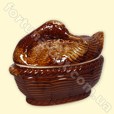 Жаровня керамическая для запекания в духовке и на огне Гусь ✅ базовая цена 49.74 грн. ✔ Опт ✔ Скидки ✔ Заходите! - Интернет-магазин ✅ Фортуна-опт ✅