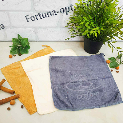 Салфетка микрофибра Чашки 25х25см 0406 ✅ базовая цена 13.75 грн. ✔ Опт ✔ Скидки ✔ Заходите! - Интернет-магазин ✅ Фортуна-опт ✅