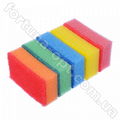 Губка для посуды - 154 - в наборе 5 штук ✅ базовая цена 23.98 грн. ✔ Опт ✔ Скидки ✔ Заходите! - Интернет-магазин ✅ Фортуна-опт ✅