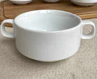 Бульонница керамическая белая 350 мл - 13264 ✅ базовая цена 56.71 грн. ✔ Опт ✔ Скидки ✔ Заходите! - Интернет-магазин ✅ Фортуна-опт ✅