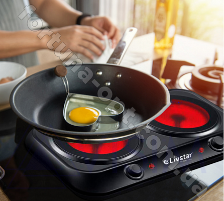 Плита инфракрасная электрическая двойная Livstar lV - 1180 ✅ базовая цена $40.45 ✔ Опт ✔ Скидки ✔ Заходите! - Интернет-магазин ✅ Фортуна-опт ✅