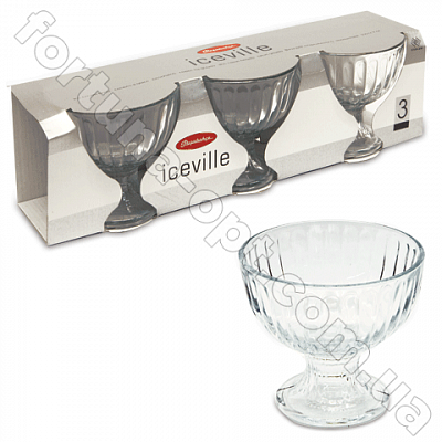 Набор креманок Айсвиль 3 шт - 51018 ✅ базовая цена 143.42 грн. ✔ Опт ✔ Скидки ✔ Заходите! - Интернет-магазин ✅ Фортуна-опт ✅
